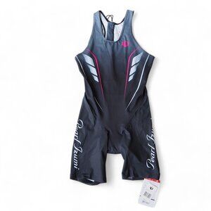 Pearl Izumi P.R.O. TRI Sprint Suit Black / Grey / Pink 13111203 Women's L